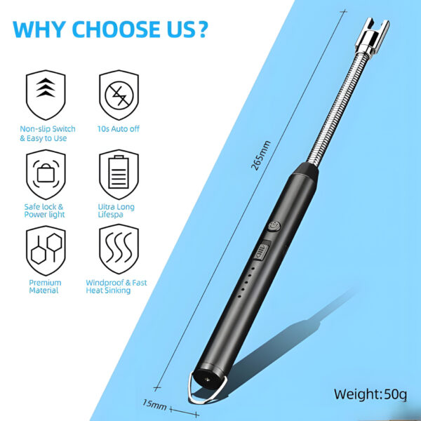 Usb Plasma Rechargeable Electric Gas Lighter